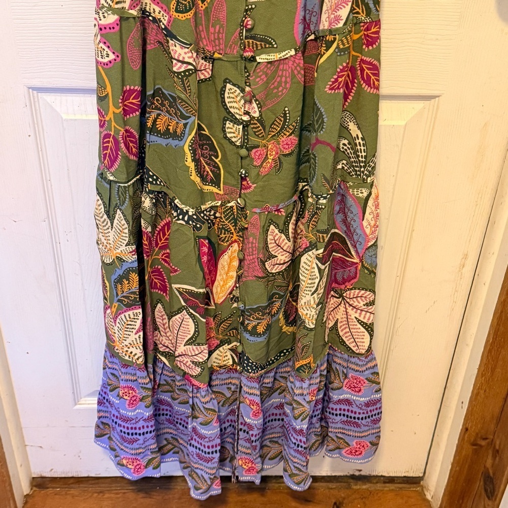 Farm Rio Wild Jungle Maxi Dress nwot - Picture 4 of 11